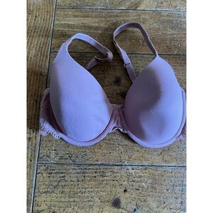 Soma Pink 34DD Embraceable Enchanting Lace Demi Bra 402‎